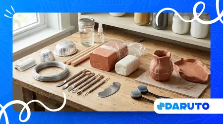 air-dry clay materials