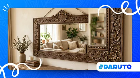 Decorative Mirror Frame with Custom Details
