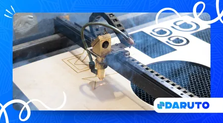 laser-cut plywood material